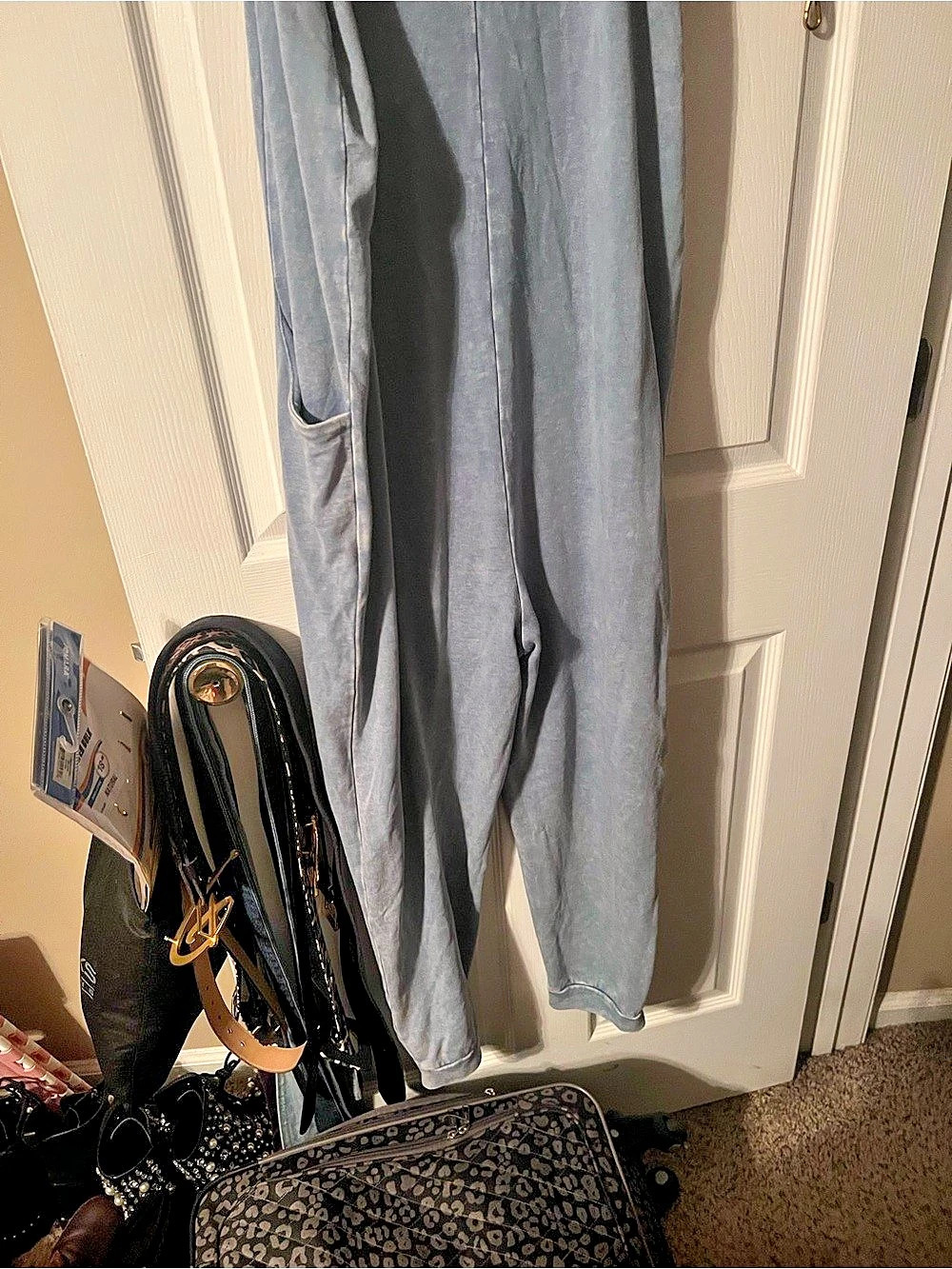 Universal Thread Women’s Blue Jumpsuit Size large - Picture 4 of 5